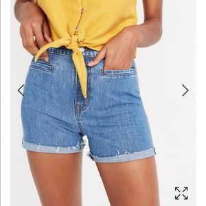 NWT madewell high-rise denim shorts